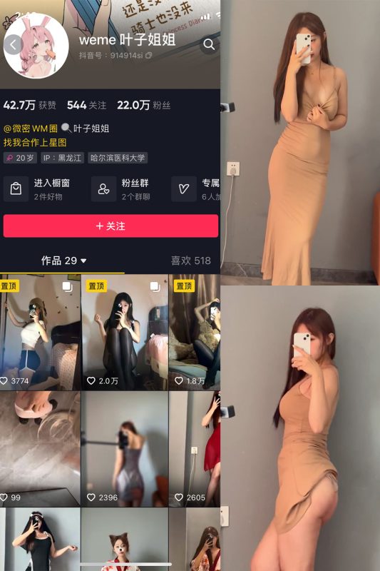 抖音 叶子姐姐 微密圈  NO.009期 【22P8V】-微密来-