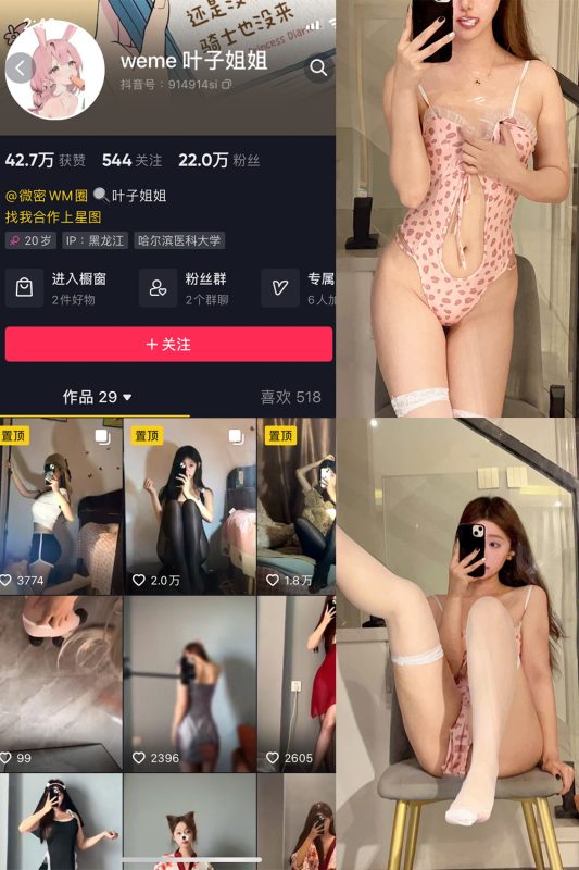 抖音 叶子姐姐 微密圈  NO.008期 【36P4V】-微密来-