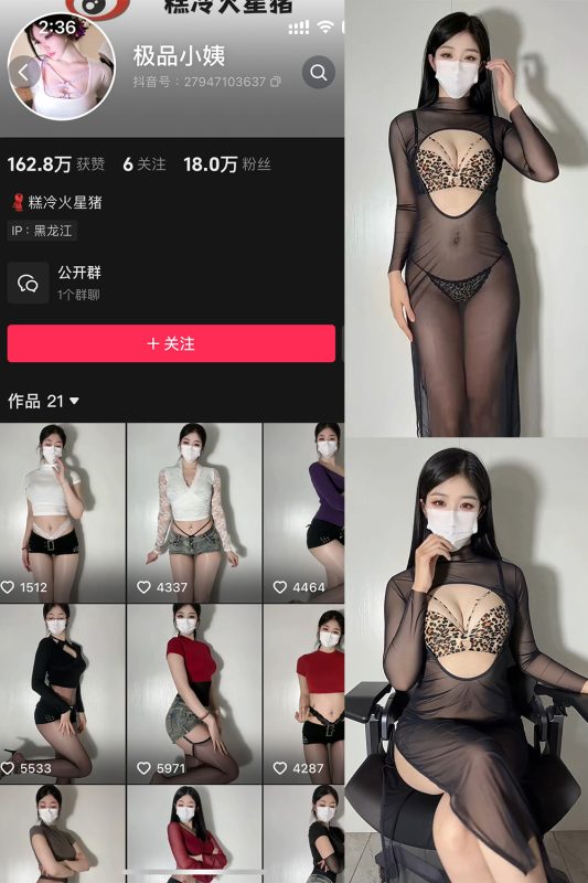 抖音 极品小姨 微密圈  NO.017期 【6P4V】最新至：2025.4.5-微密来-