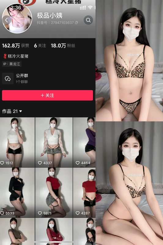 抖音 极品小姨 微密圈  NO.016期 【4P2V】最新至：2025.3.27-微密来-