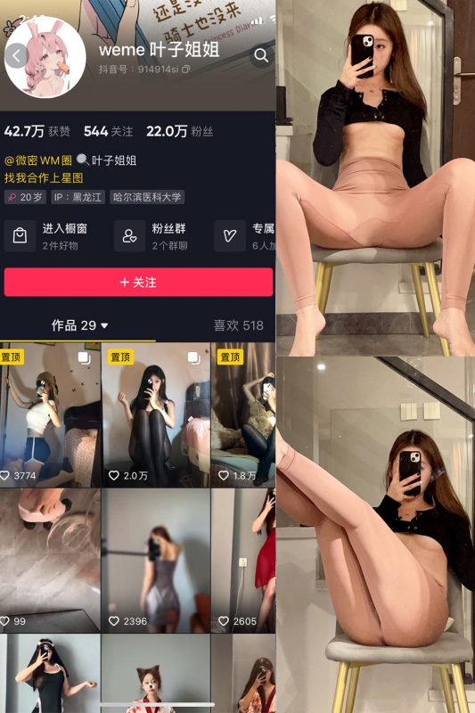 抖音 叶子姐姐 微密圈  NO.028期 【31P】最新至：2024.8.27-微密来-