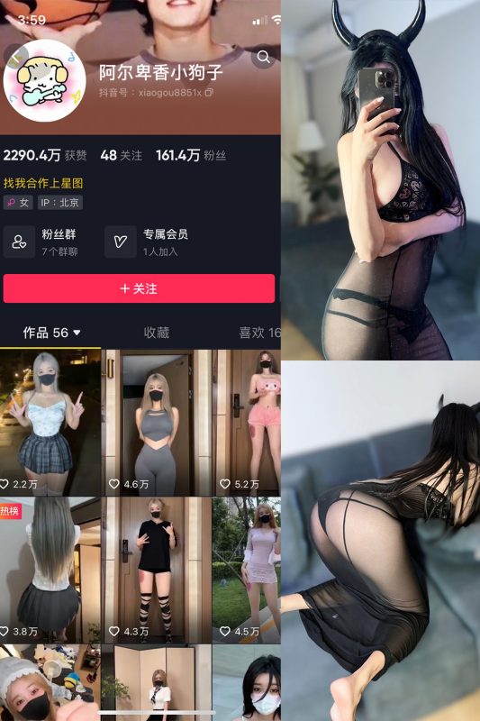 抖音 阿尔卑香小狗子 微密圈  NO.055期 【26P2V】最新至：2024.8.18-微密来-