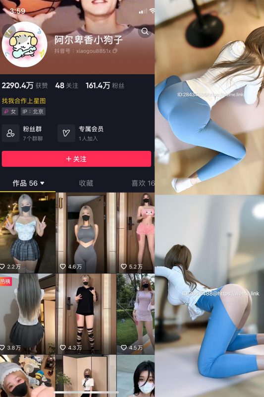 抖音 阿尔卑香小狗子 微密圈  NO.053期 【34P】最新至：2024.7.21-微密来-