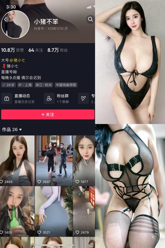 抖音 小猪不笨 微密圈 NO.005期 【93P13V】-微密来-